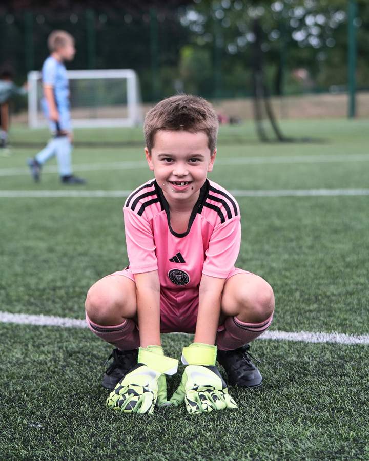 Children at a uSports football holiday camp