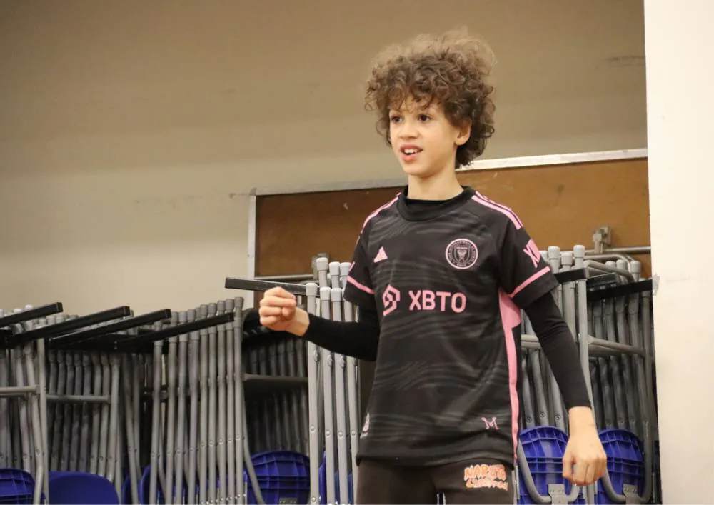 Children at a uSports holiday camp