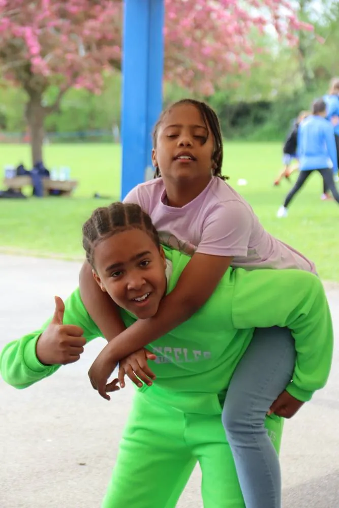 Children at a uSports holiday camp