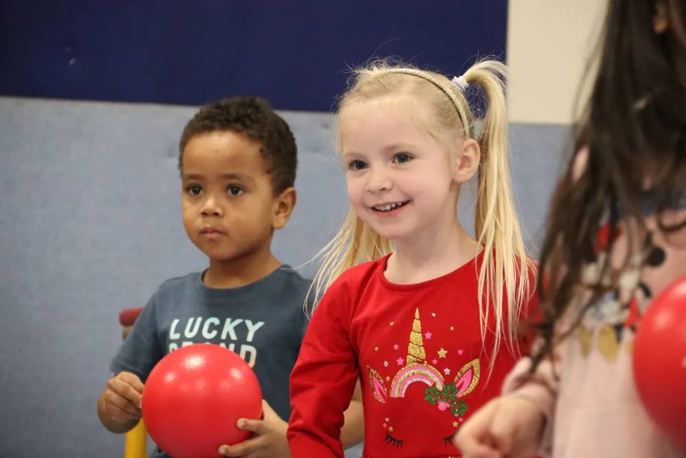 Children at a uSports holiday camp