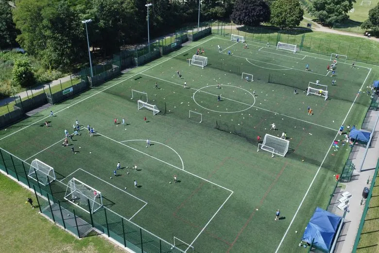 Children at the uSports camp