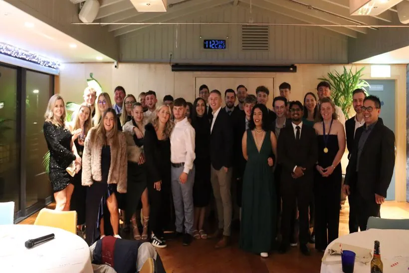 The uSports team together at the annual awards evening