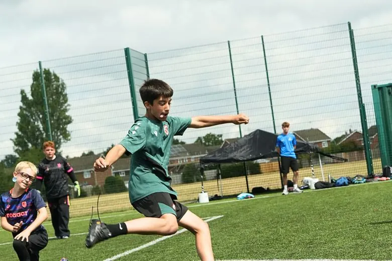 Children at the uSports camp