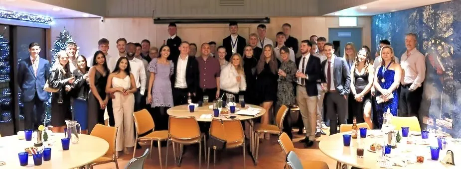 The uSports team at the Christmas social